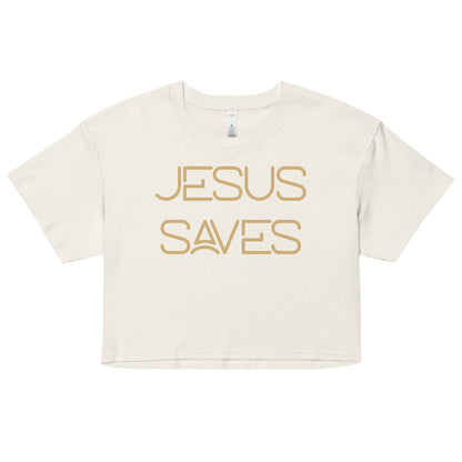 Women’s crop top - Jesus Saves