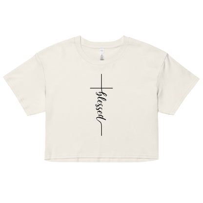 Women’s crop top - Blessed