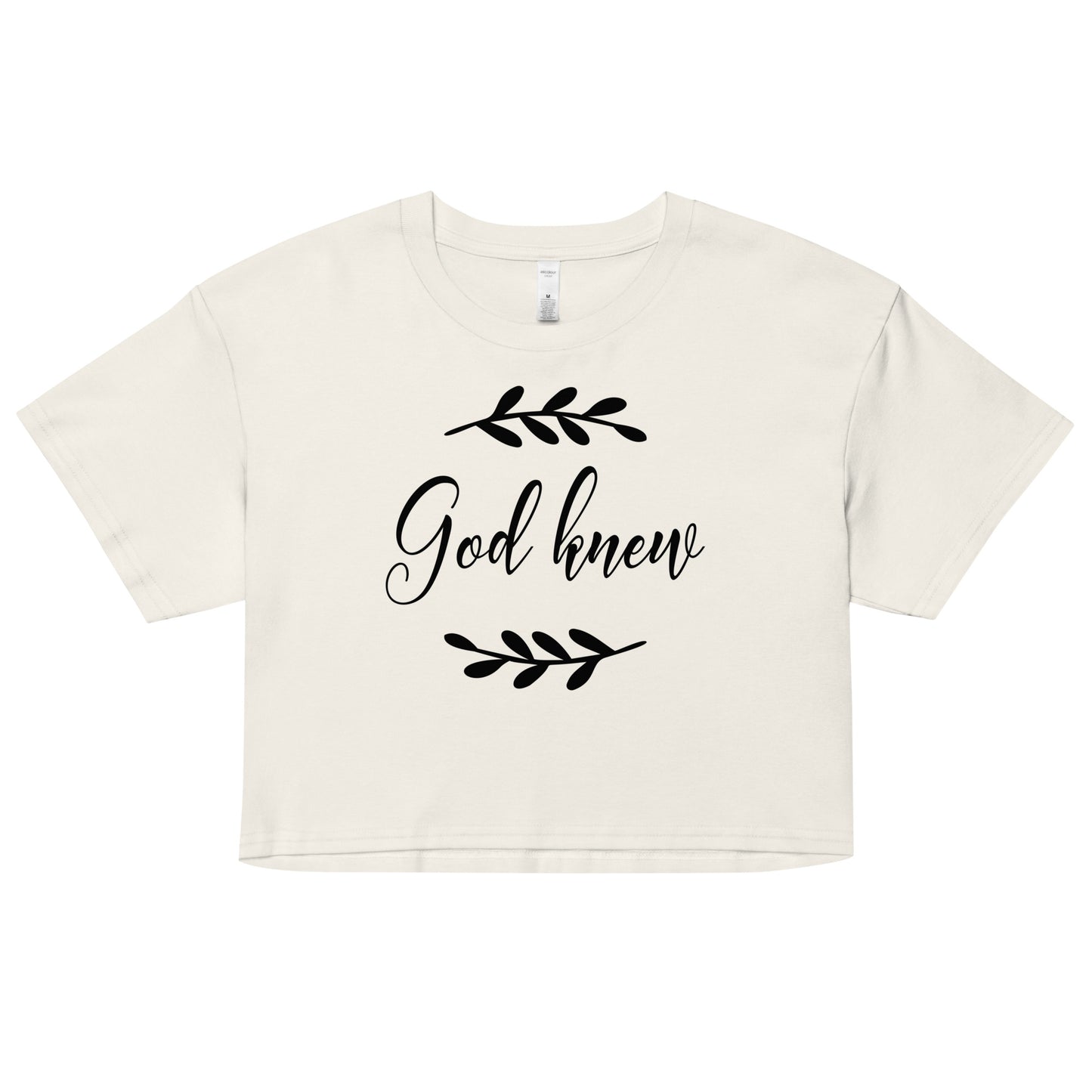 Women’s crop top - God Knew