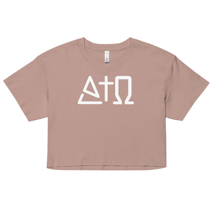 Women’s crop top - Alpha & Omega