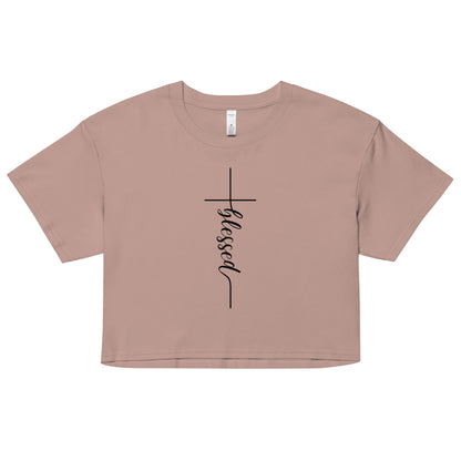 Women’s crop top - Blessed