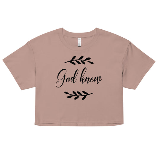 Women’s crop top - God Knew