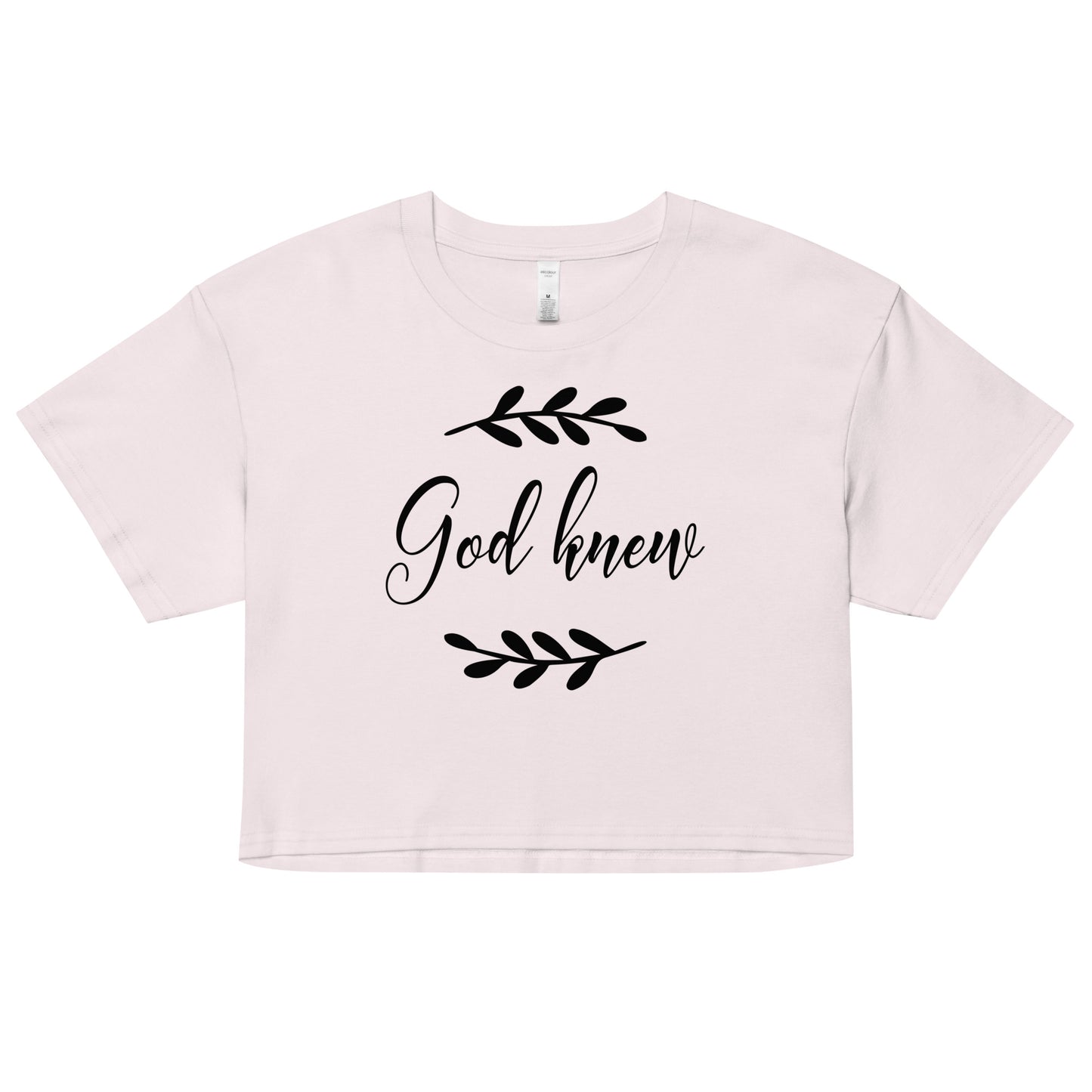 Women’s crop top - God Knew