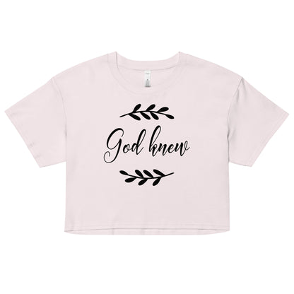 Women’s crop top - God Knew