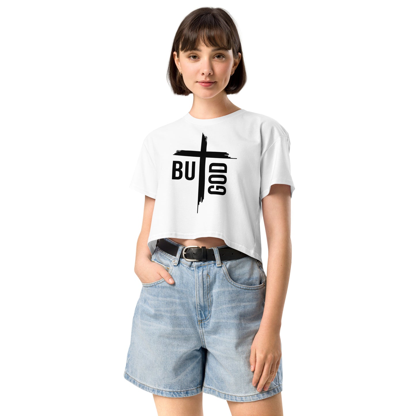 But God - Women’s crop top