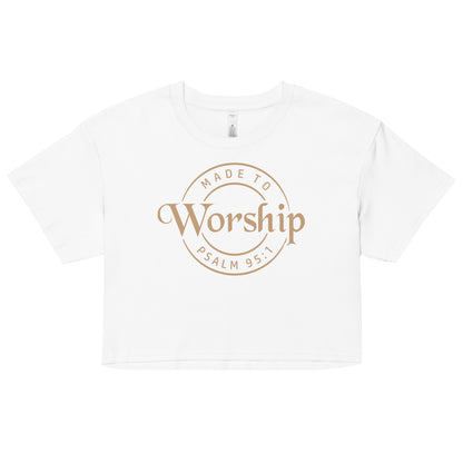 Women’s crop top - Made to Worship