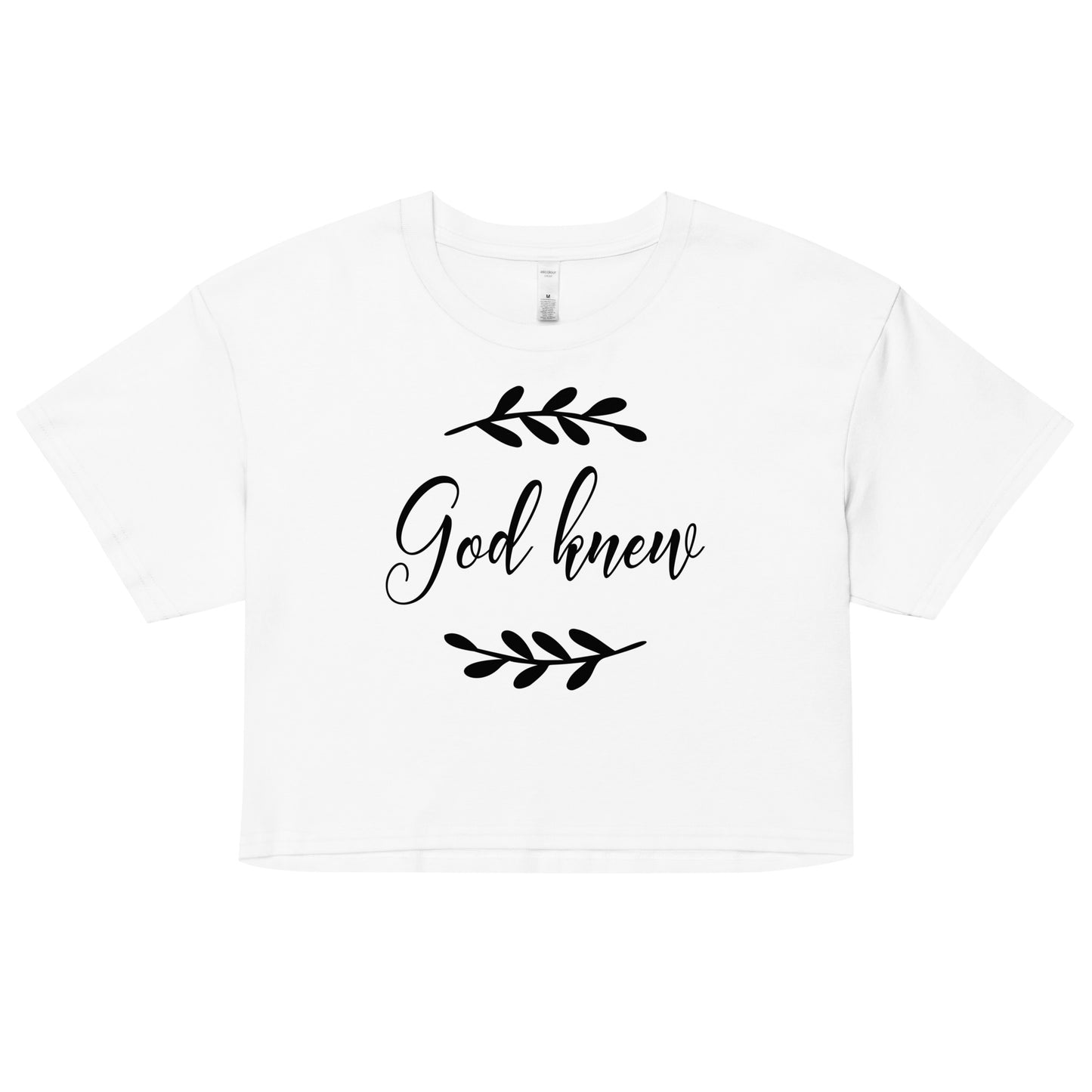 Women’s crop top - God Knew