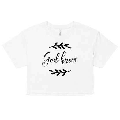 Women’s crop top - God Knew