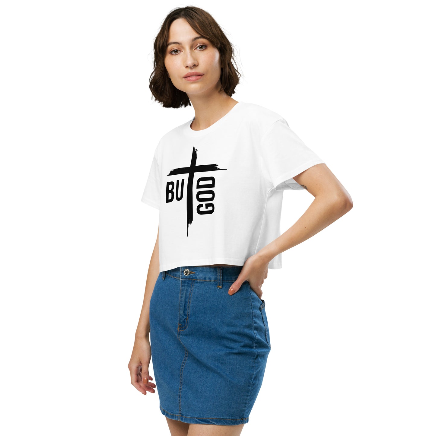 But God - Women’s crop top