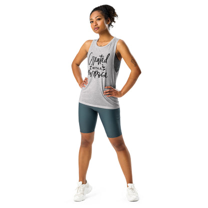 Ladies’ Muscle Tank - Created With A Purpose