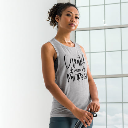 Ladies’ Muscle Tank - Created With A Purpose