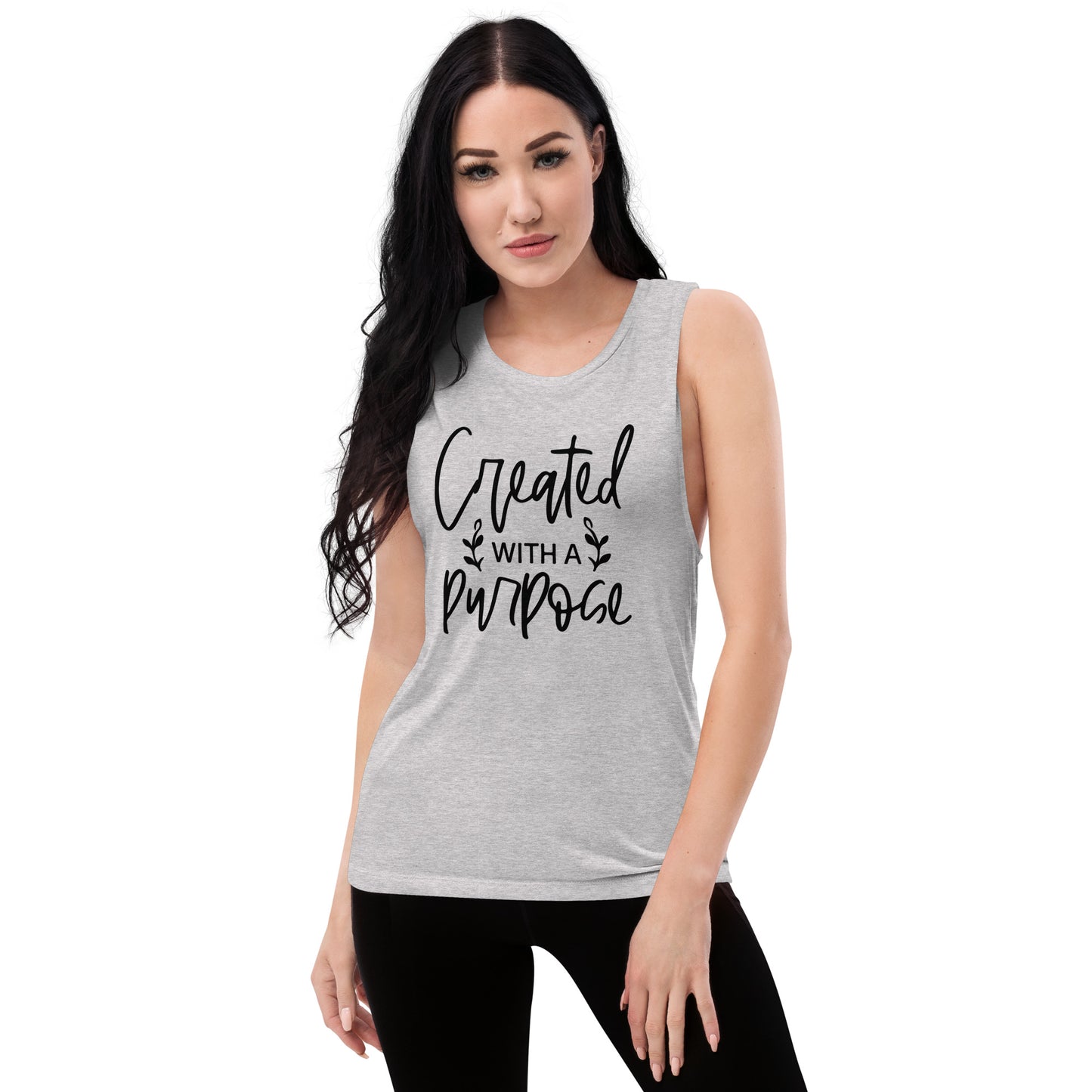 Ladies’ Muscle Tank - Created With A Purpose