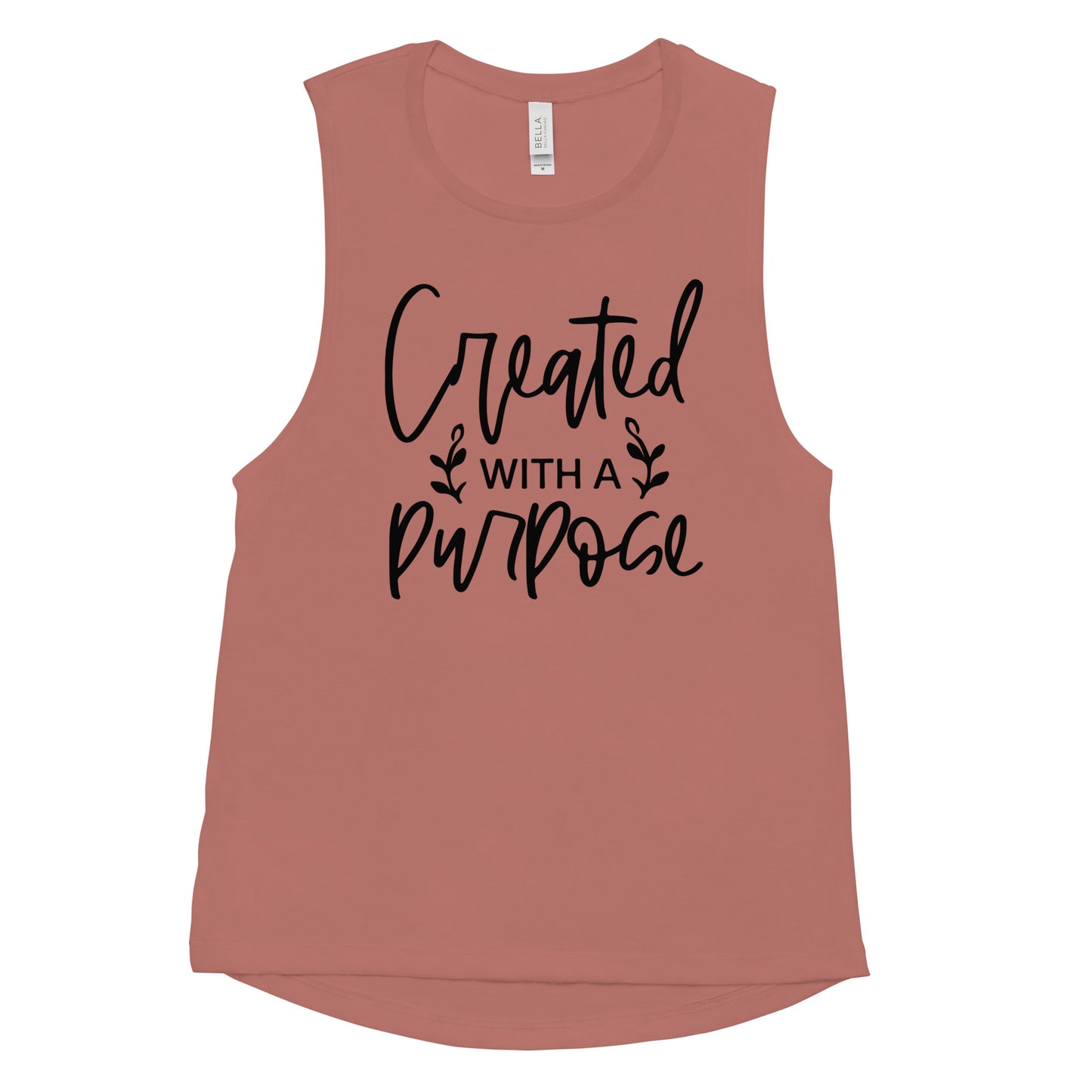 Ladies’ Muscle Tank - Created With A Purpose