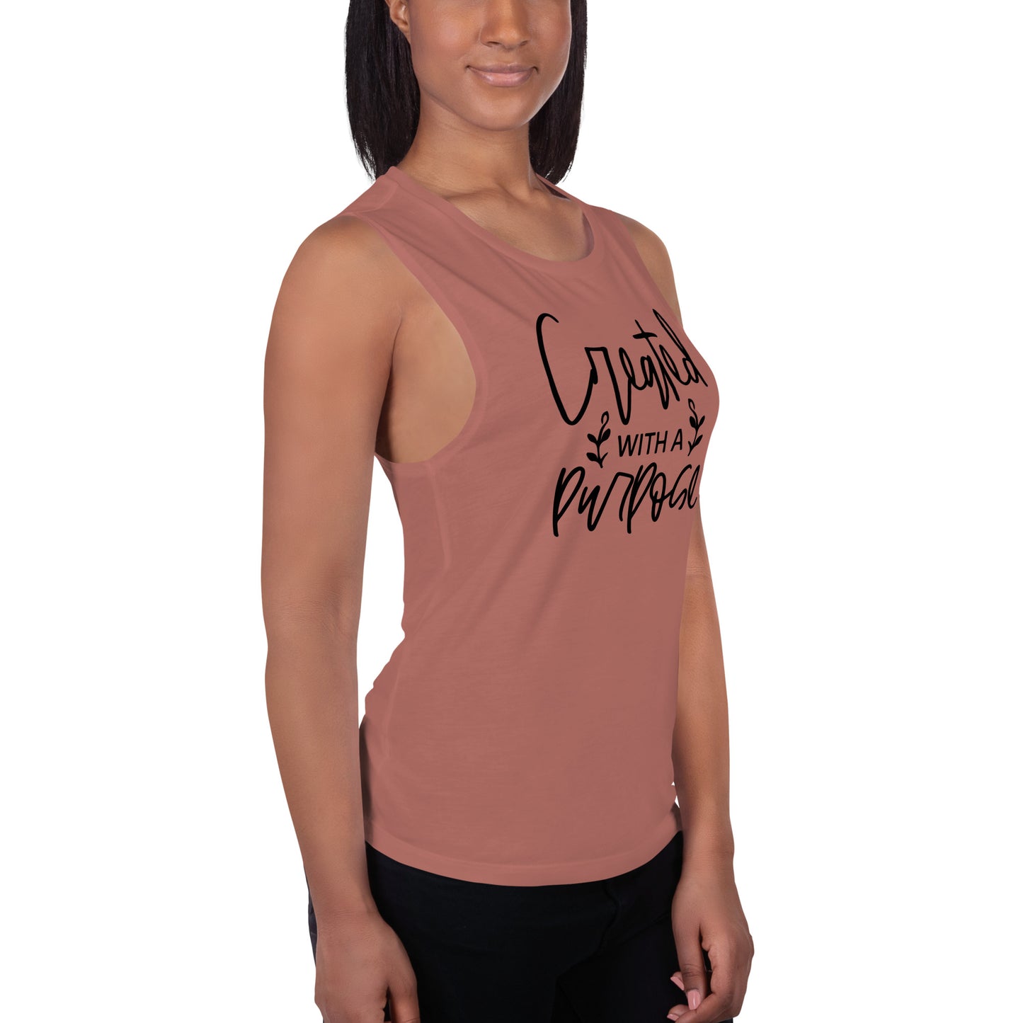 Ladies’ Muscle Tank - Created With A Purpose