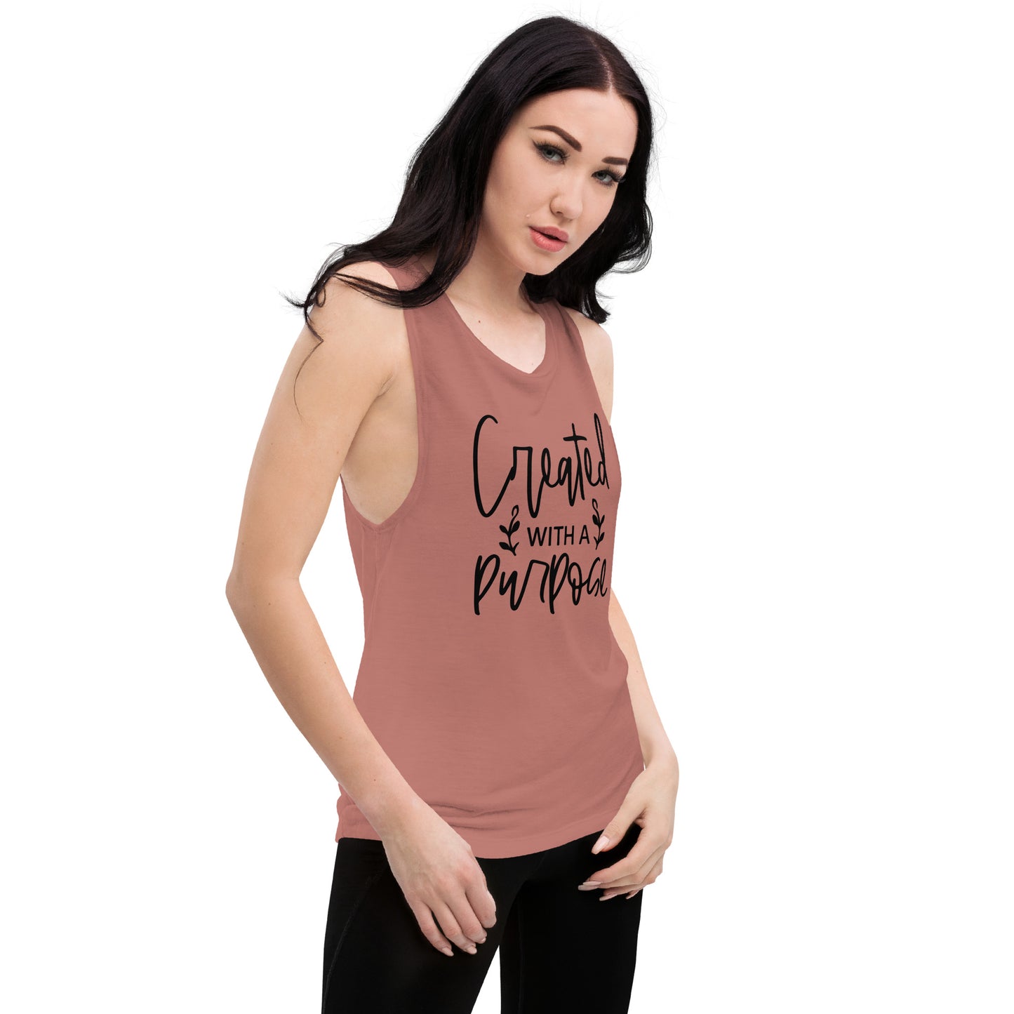 Ladies’ Muscle Tank - Created With A Purpose