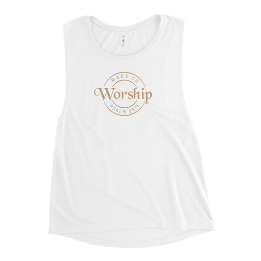 Ladies’ Muscle Tank - Made To Worship