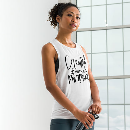 Ladies’ Muscle Tank - Created With A Purpose