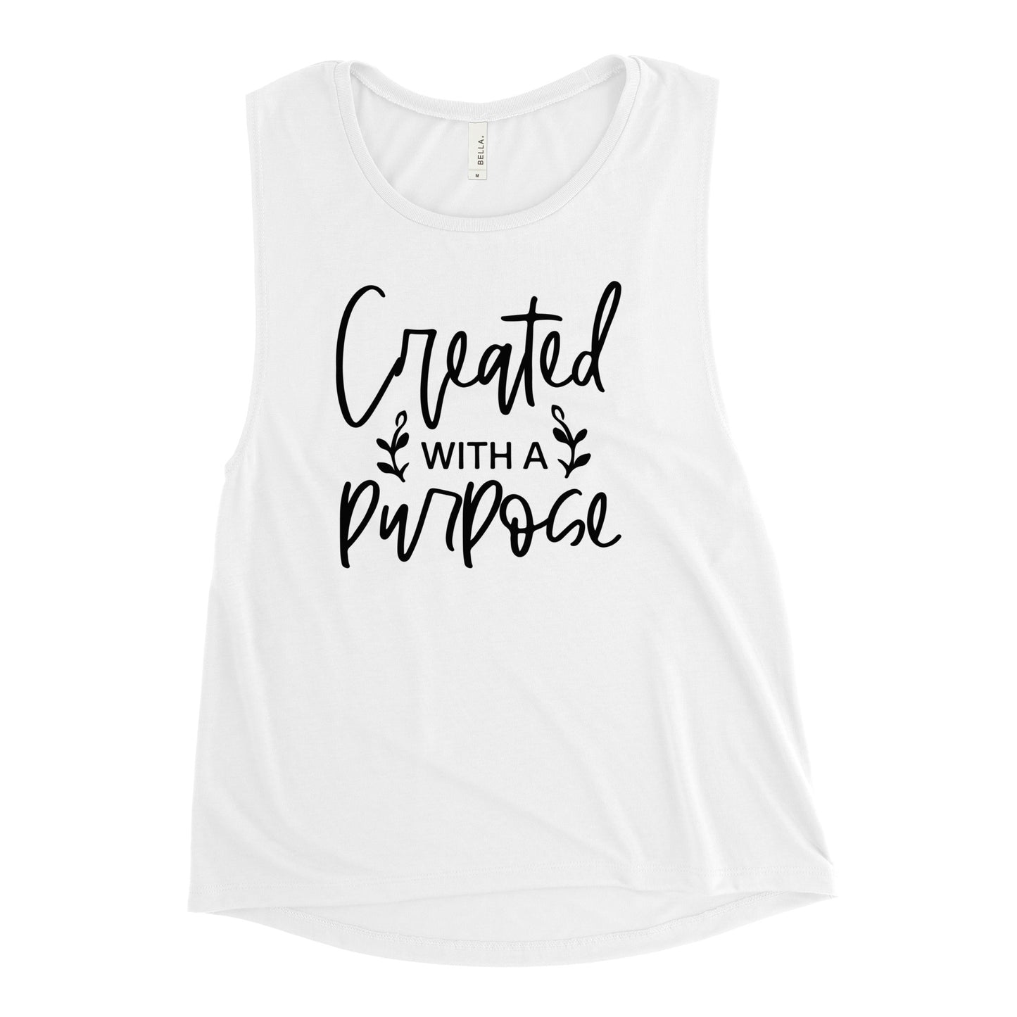 Ladies’ Muscle Tank - Created With A Purpose