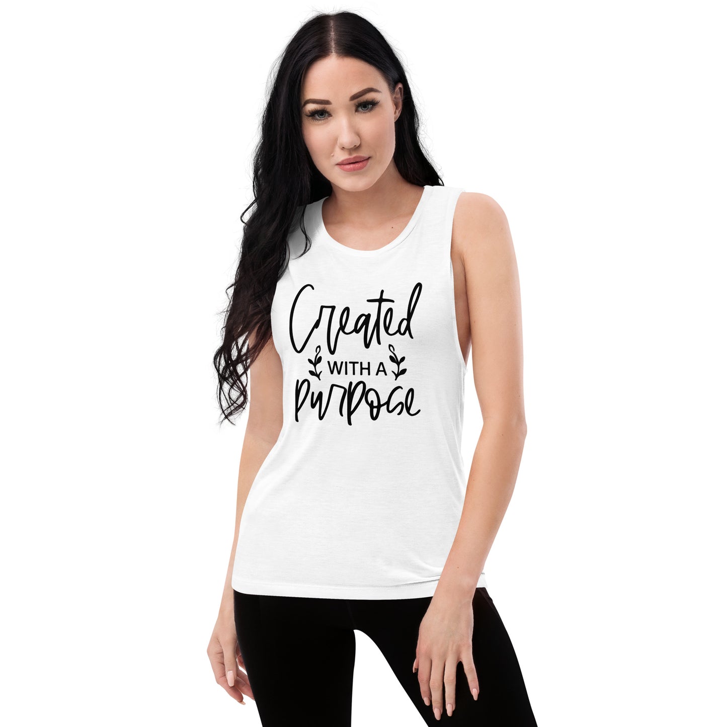 Ladies’ Muscle Tank - Created With A Purpose