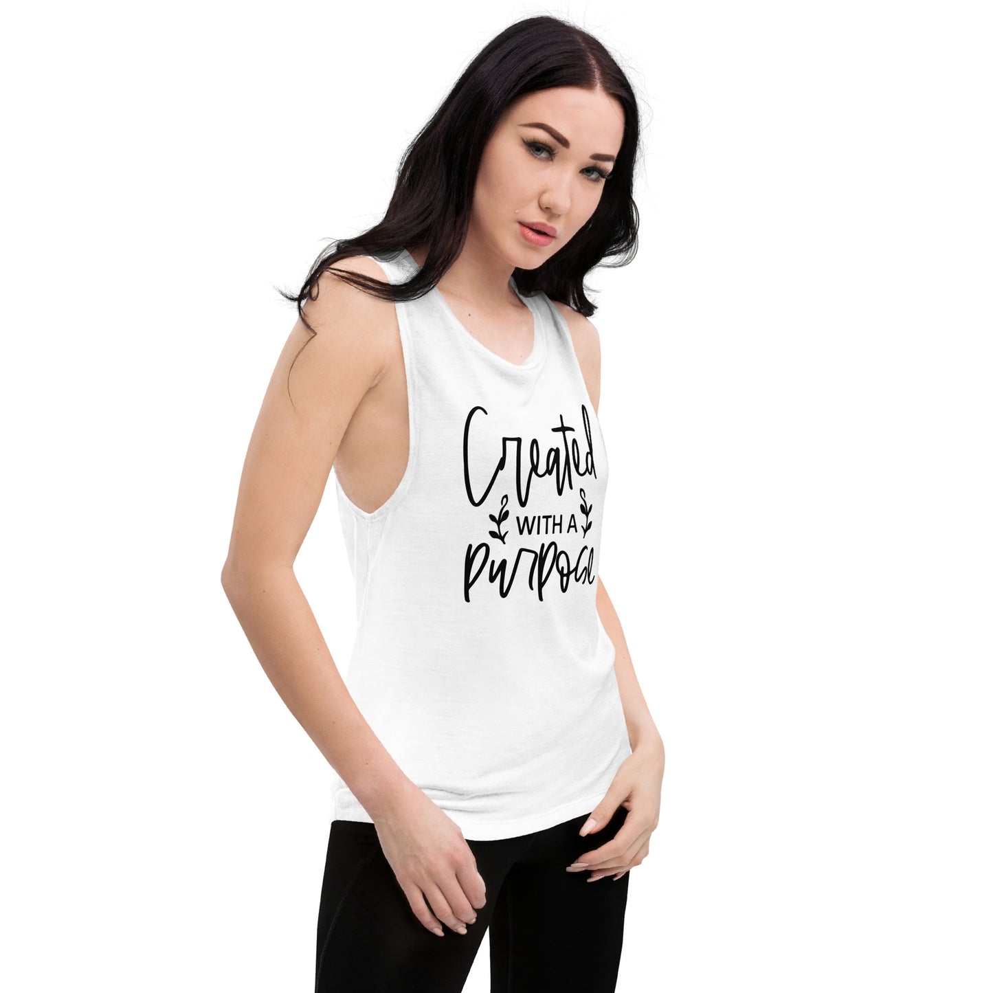 Ladies’ Muscle Tank - Created With A Purpose