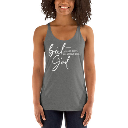 But God - Women's Racerback Tank