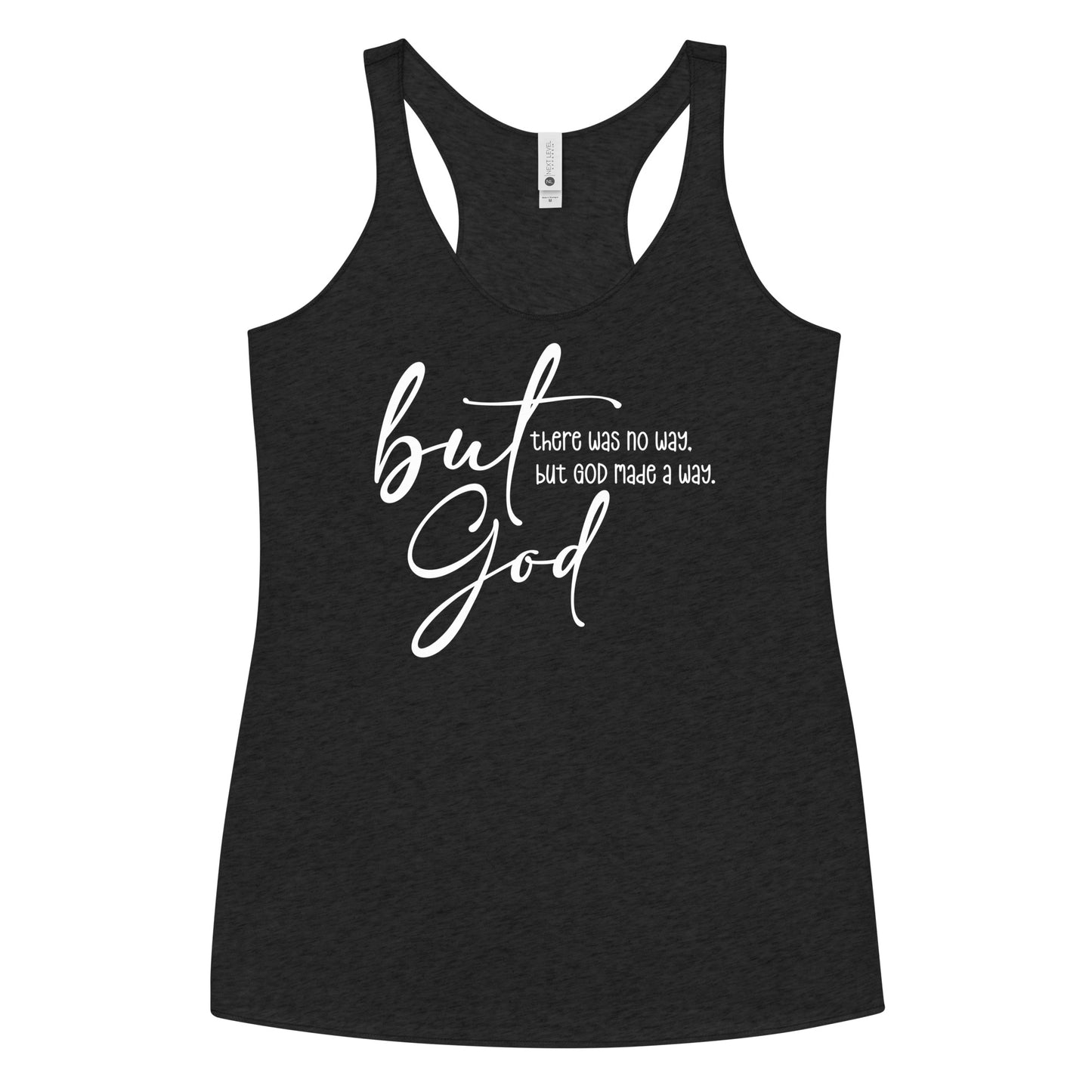 But God - Women's Racerback Tank