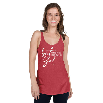 But God - Women's Racerback Tank